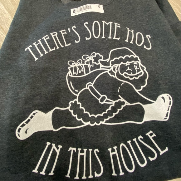 A pre-shrunk classic fit unisex sweatshirt - Dark Gray - 50% Cotton/50% Poly 🎄 - Picture 5 of 5